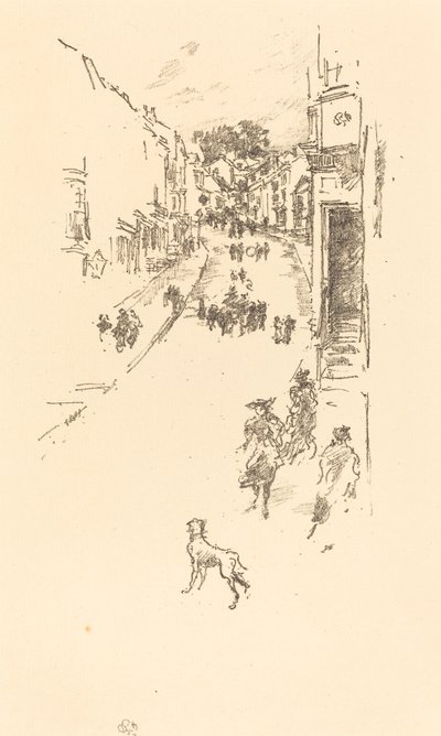 Søndag, Lyme Regis av James Abbott McNeill Whistler