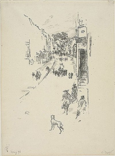 Søndag, Lyme Regis av James Abbott McNeill Whistler