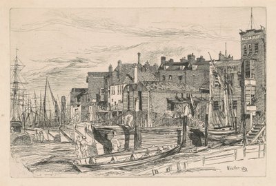 Thames politi av James Abbott McNeill Whistler