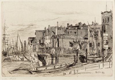 Thames politi av James Abbott McNeill Whistler