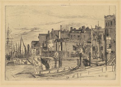 Thames politi av James Abbott McNeill Whistler