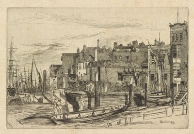 Thames politi av James Abbott McNeill Whistler