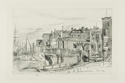 Thames politi av James Abbott McNeill Whistler