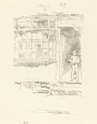 Frisøren i Mews av James Abbott McNeill Whistler