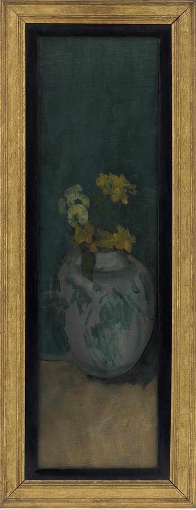 Den blå jenta (fragment): Gul og blå av James Abbott McNeill Whistler