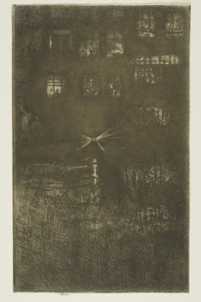 Dansehuset: Nocturne av James Abbott McNeill Whistler