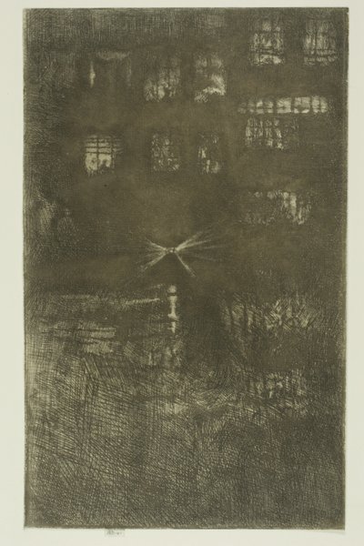 Dansehuset: Nocturne av James Abbott McNeill Whistler