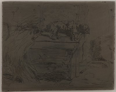 Hunden på kennelen av James Abbott McNeill Whistler