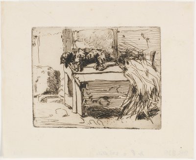 Hunden på kennelen av James Abbott McNeill Whistler