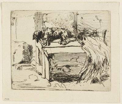 Hunden på kennelen av James Abbott McNeill Whistler