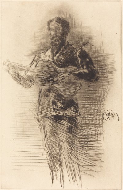 Gitarspilleren av James Abbott McNeill Whistler