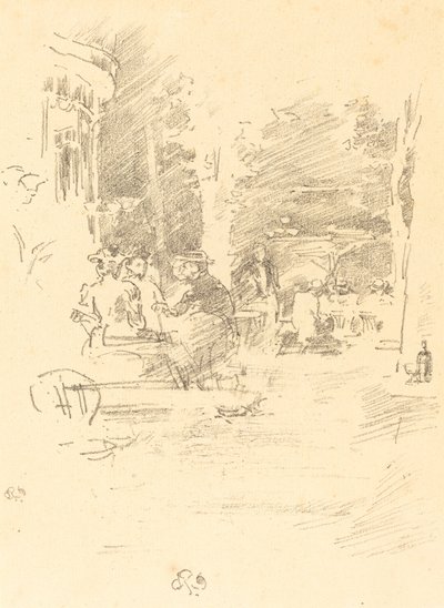 Den Lille Café au Bois av James Abbott McNeill Whistler