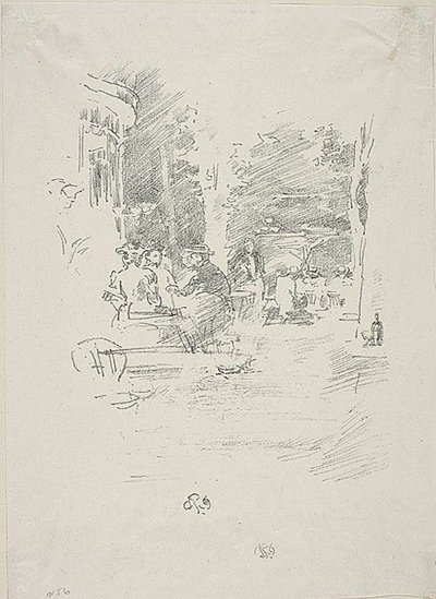 Den Lille Café au Bois av James Abbott McNeill Whistler