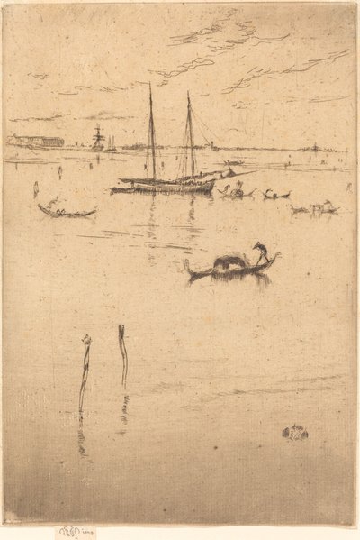 Den lille lagunen av James Abbott McNeill Whistler