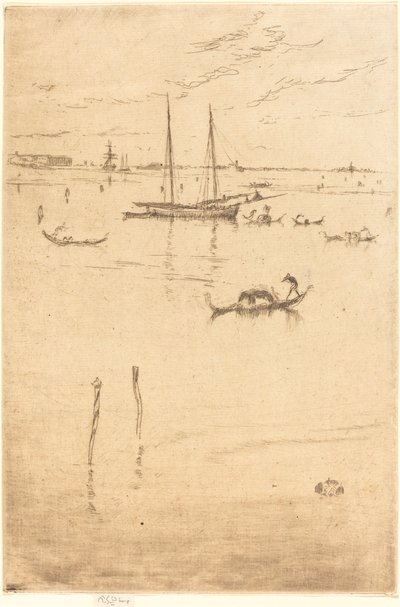 Den lille lagunen av James Abbott McNeill Whistler