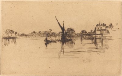 Den lille Putney, nr.II av James Abbott McNeill Whistler