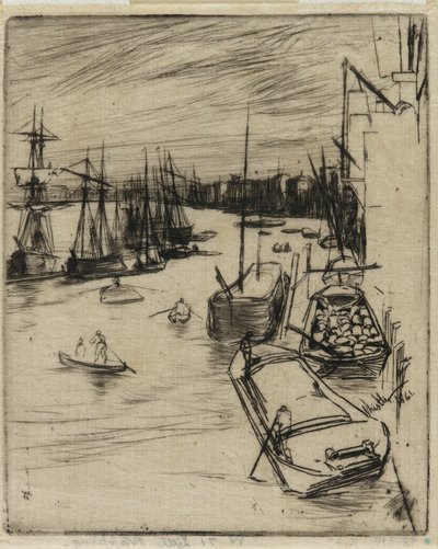 Den lille Rotherhithe av James Abbott McNeill Whistler