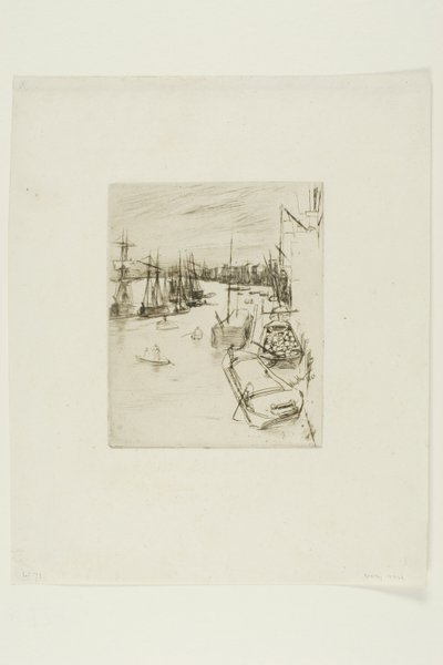 Den lille Rotherhithe av James Abbott McNeill Whistler