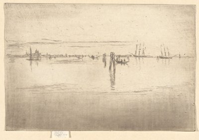 The Long Lagoon, fra det andre Venezia-settet (et sett med tjueseks etsninger) av James Abbott McNeill Whistler
