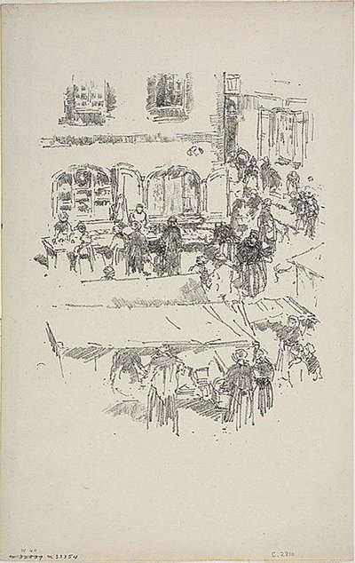 Markedsplassen, Vitre av James Abbott McNeill Whistler