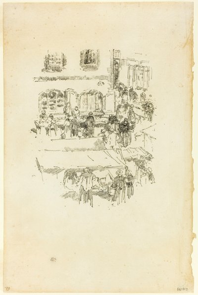 Markedsplassen, Vitre av James McNeill Whistler