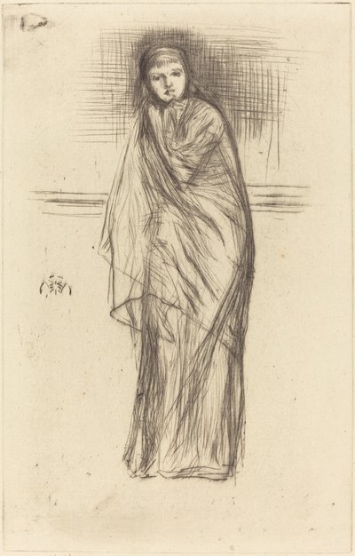 Modellen hviler av James Abbott McNeill Whistler