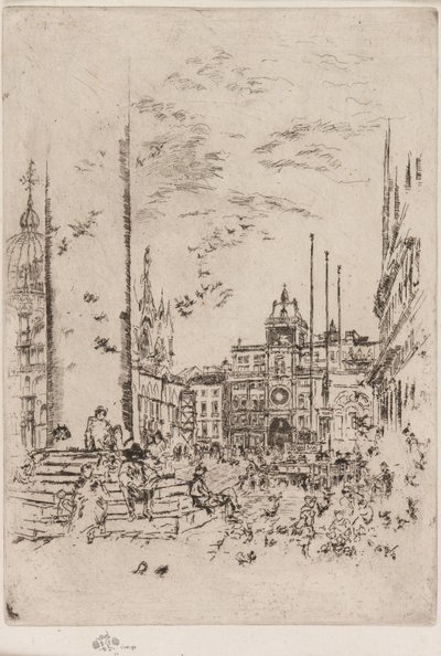 Piazzettaen av James Abbott McNeill Whistler