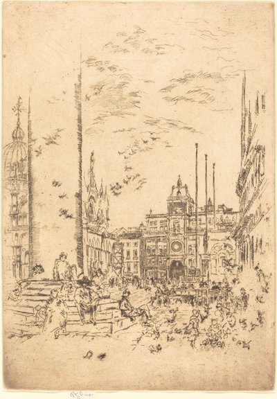 Piazzettaen av James Abbott McNeill Whistler