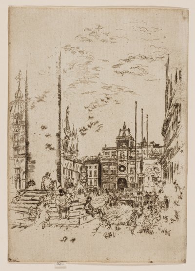 Piazzettaen av James Abbott McNeill Whistler