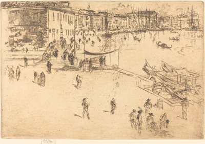 The Riva, No.II av James Abbott McNeill Whistler