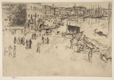 Riva, nr. 1 av James McNeill Whistler