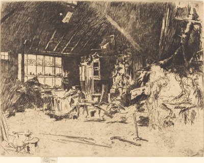 The Smithy av James Abbott McNeill Whistler
