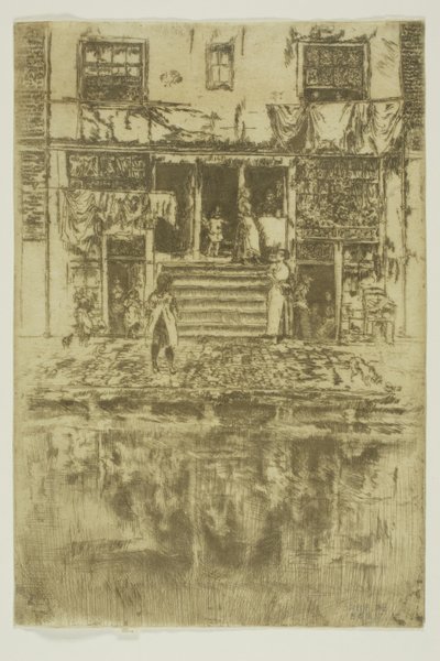The Steps, Amsterdam av James Abbott McNeill Whistler
