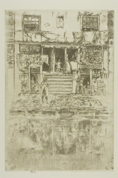 The Steps, Amsterdam av James Abbott McNeill Whistler