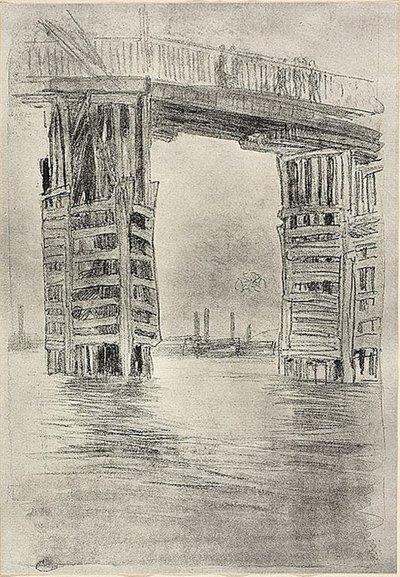 Den høye broen av James Abbott McNeill Whistler
