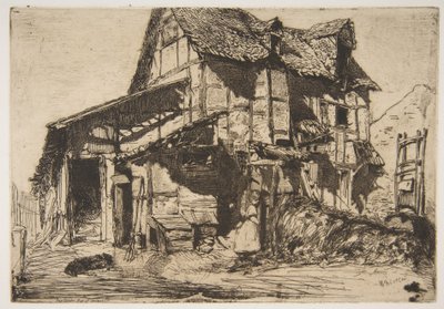 Den usikre leiegården (Den gamle gården) av James McNeill Whistler