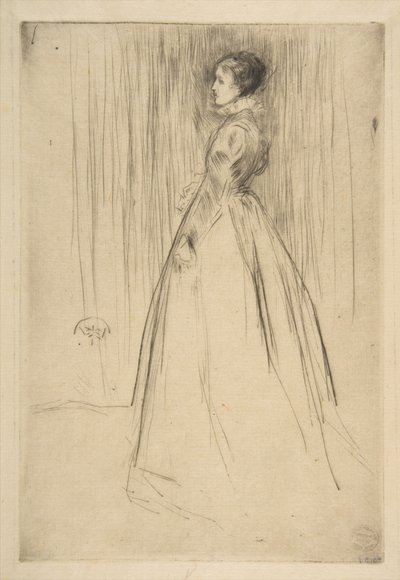 Fløyelskjolen (fru Leyland) av James McNeill Whistler