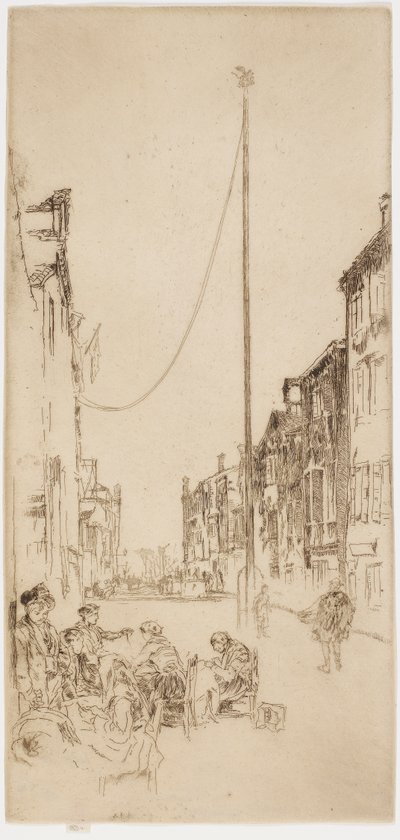Den venetianske masten av James Abbott McNeill Whistler