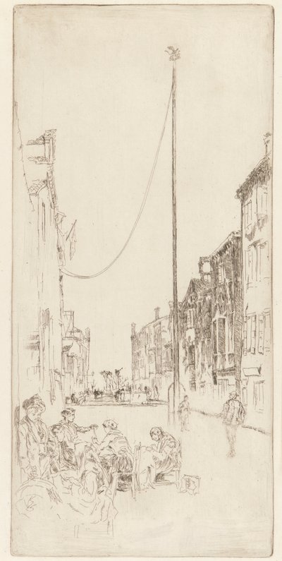 Den venetianske masten av James Abbott McNeill Whistler