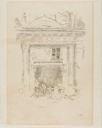 Whitesmiths, Impasse des Carmélites av James McNeill Whistler