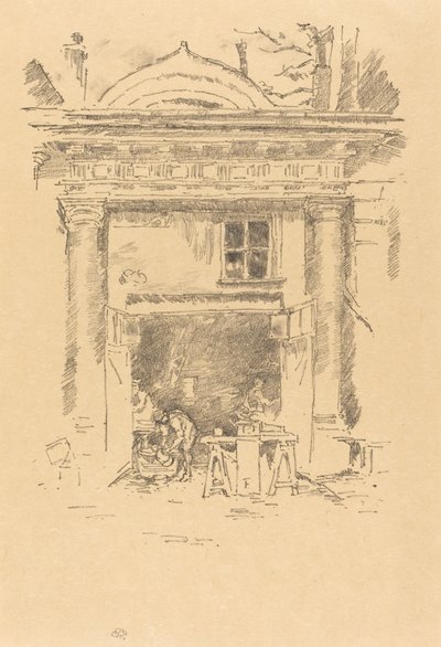 Whitesmiths, Impasse des Carmélites av James Abbott McNeill Whistler