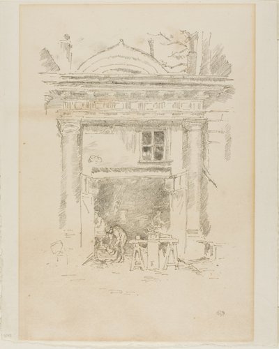 Whitesmiths, Impasse des Carmélites av James Abbott McNeill Whistler