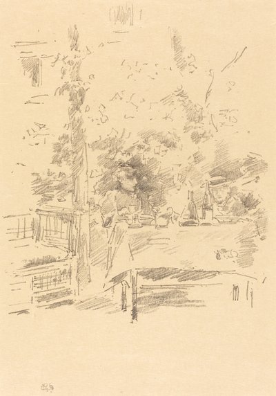 En-til-en i hagen av James Abbott McNeill Whistler