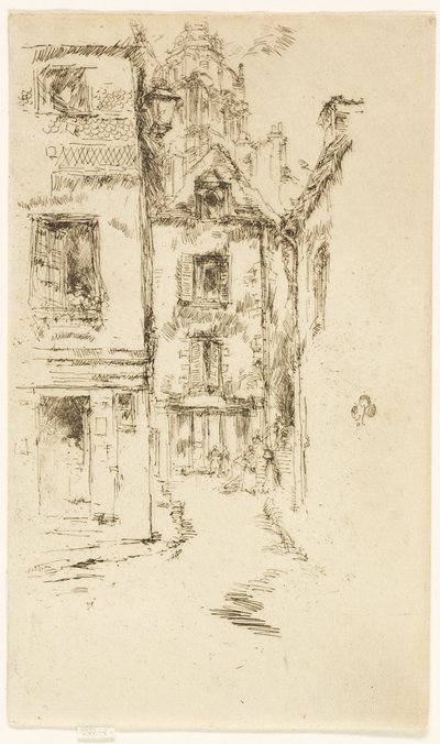 Under katedralen, Blois av James Abbott McNeill Whistler