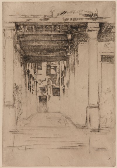 venetiansk domstol av James Abbott McNeill Whistler
