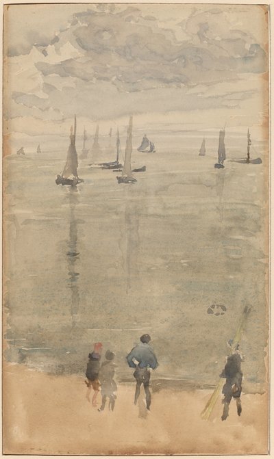 Fiolett [Merk?]...Fiskebåtenes retur av James Abbott McNeill Whistler