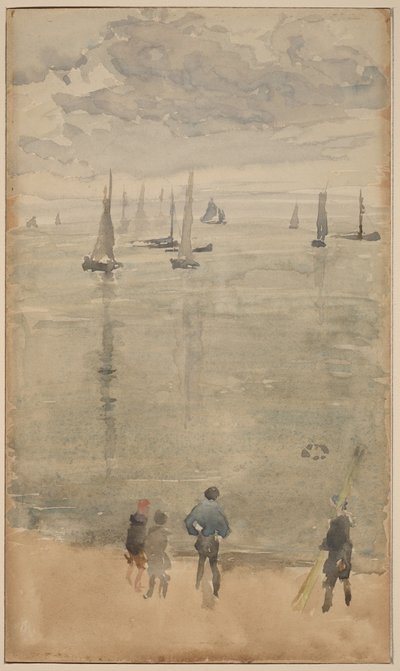 Fiolett [notat?]... Fiskebåtenes tilbakekomst av James McNeill Whistler