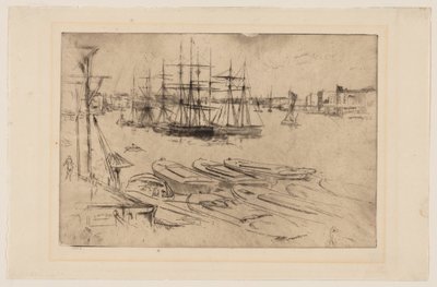 Wapping - The Pool av James Abbott McNeill Whistler