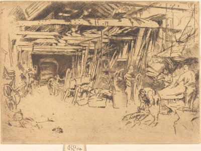 Wheelwright av James Abbott McNeill Whistler
