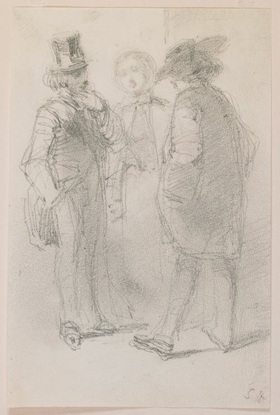 Whistler med venner av James Abbott McNeill Whistler